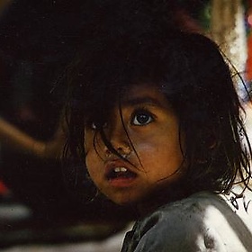 NEPAL Little Girl 02 Surprised - PixelPocket