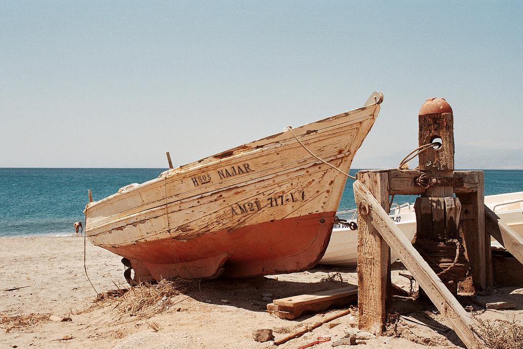 One More Boat in Cabo de Gata beach